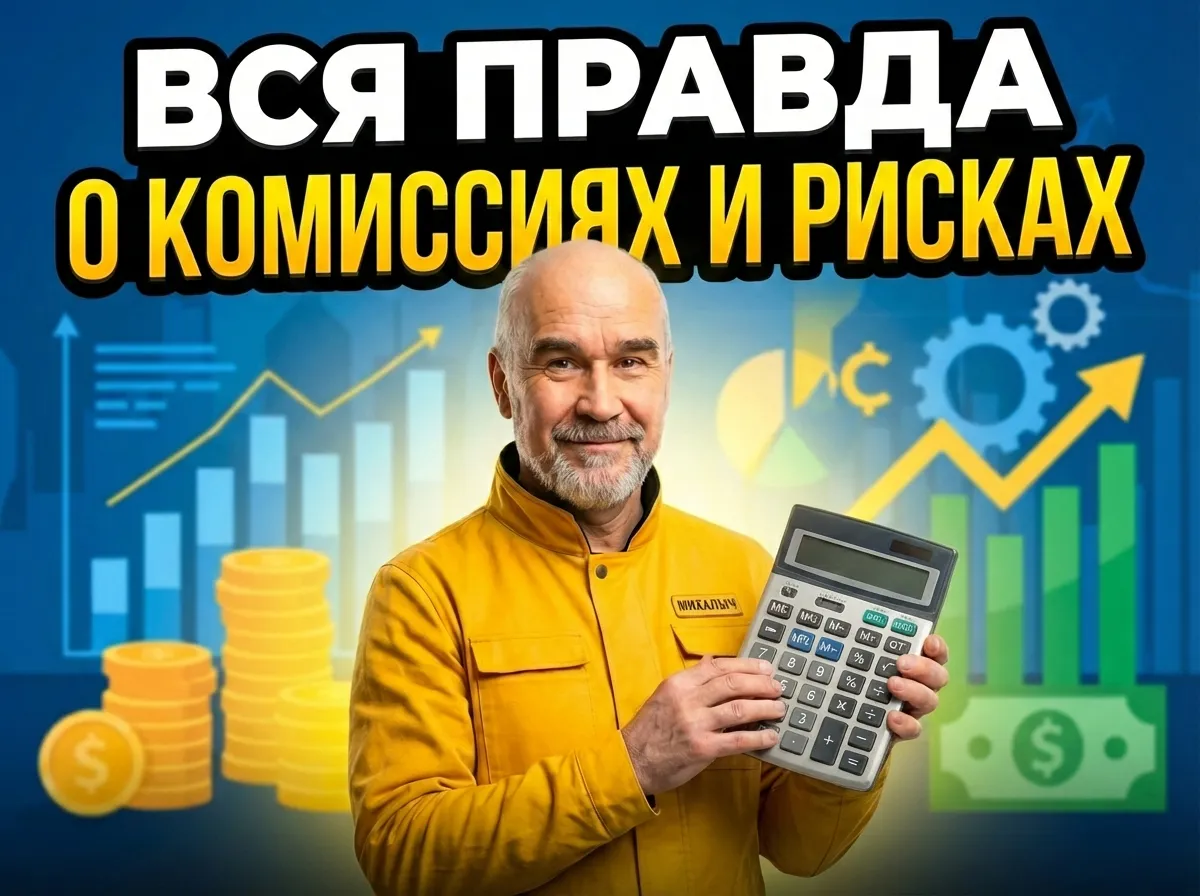 Михалыч объясняет формулу расчета чистого дохода курьера: Заказы минус комиссии и налоги.